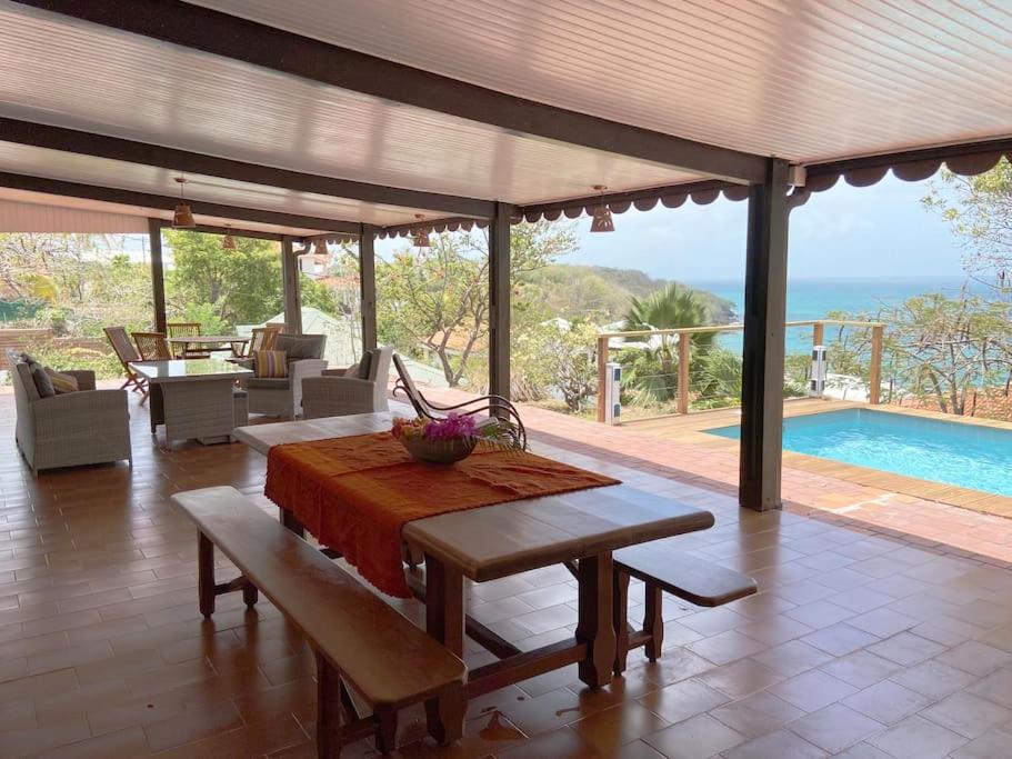 Le Caillou *** Belle Villa, 4 Chambres, Piscine, Vue Mer *** لو ديامانت المظهر الخارجي الصورة